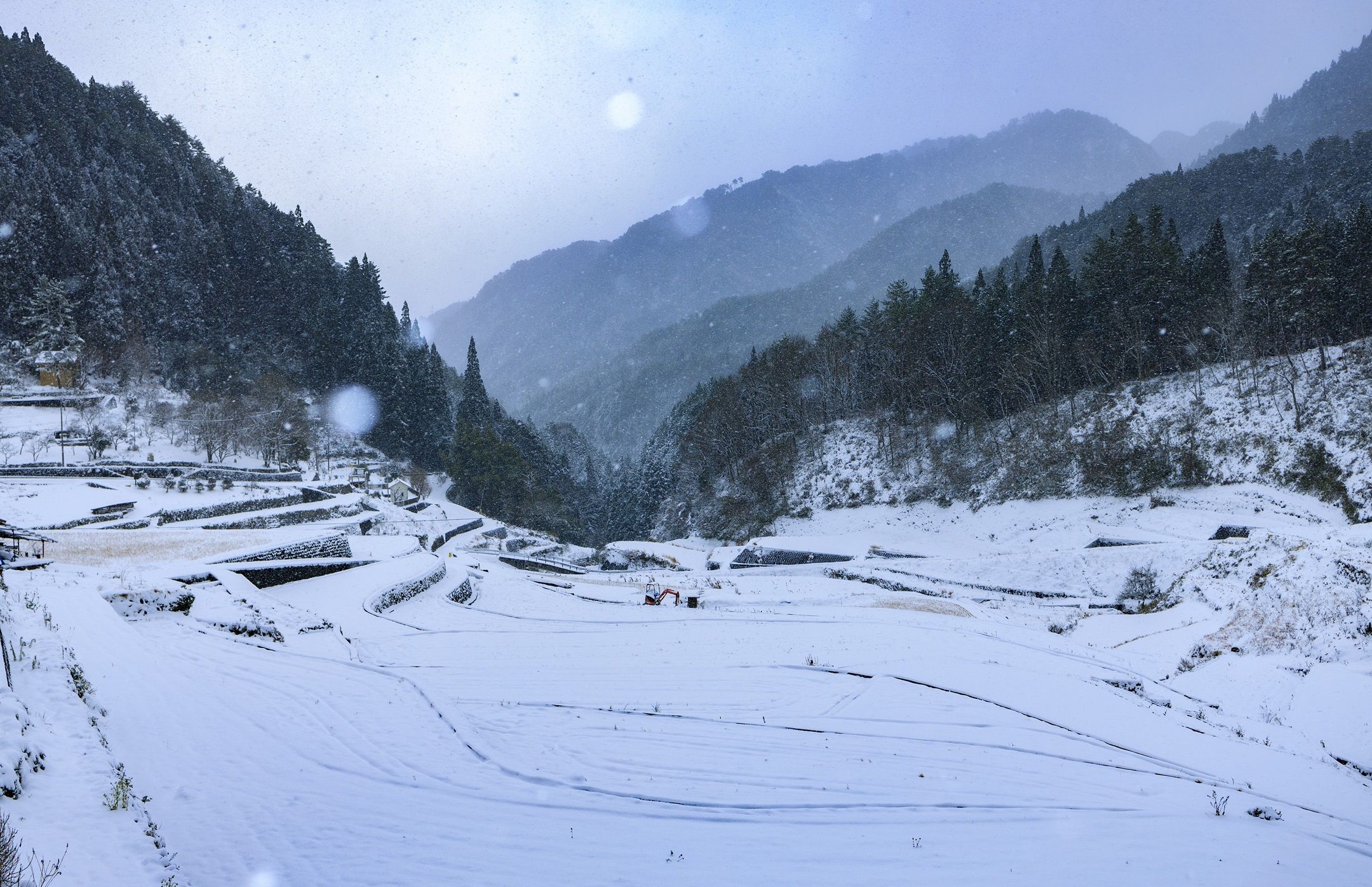 井仁の棚田（雪）