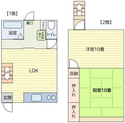 2号室間取り図