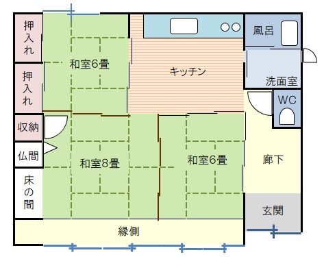 No.333カラー間取りの画像
