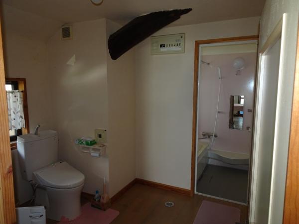 WCと洗面室兼脱衣室