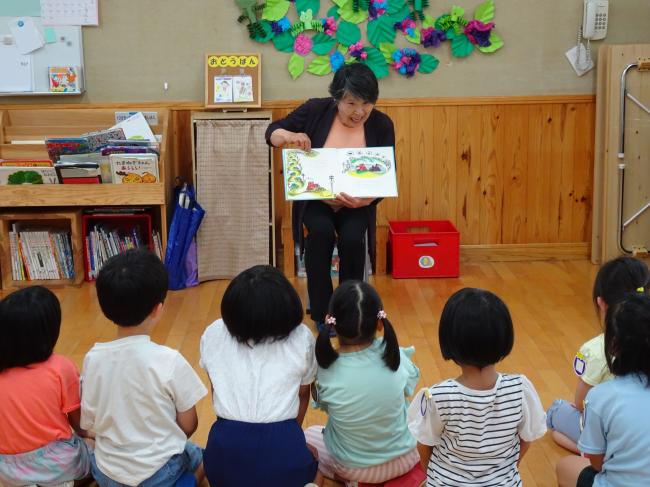 こども園あさひ訪問の様子