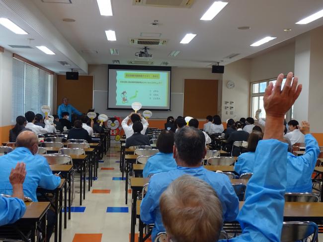 加計高校訪問の様子