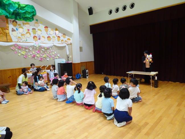 こども園あさひ訪問の様子