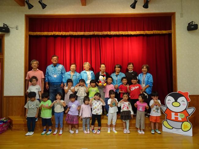 こども園とごうち訪問の様子