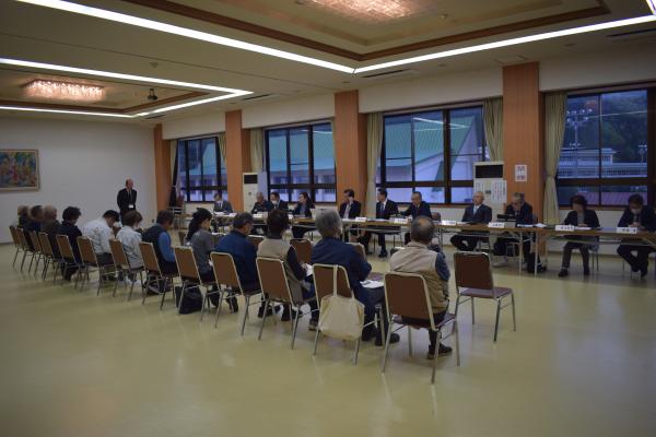 令和8年4月24日開催　第1回議会報告会（筒賀会場）